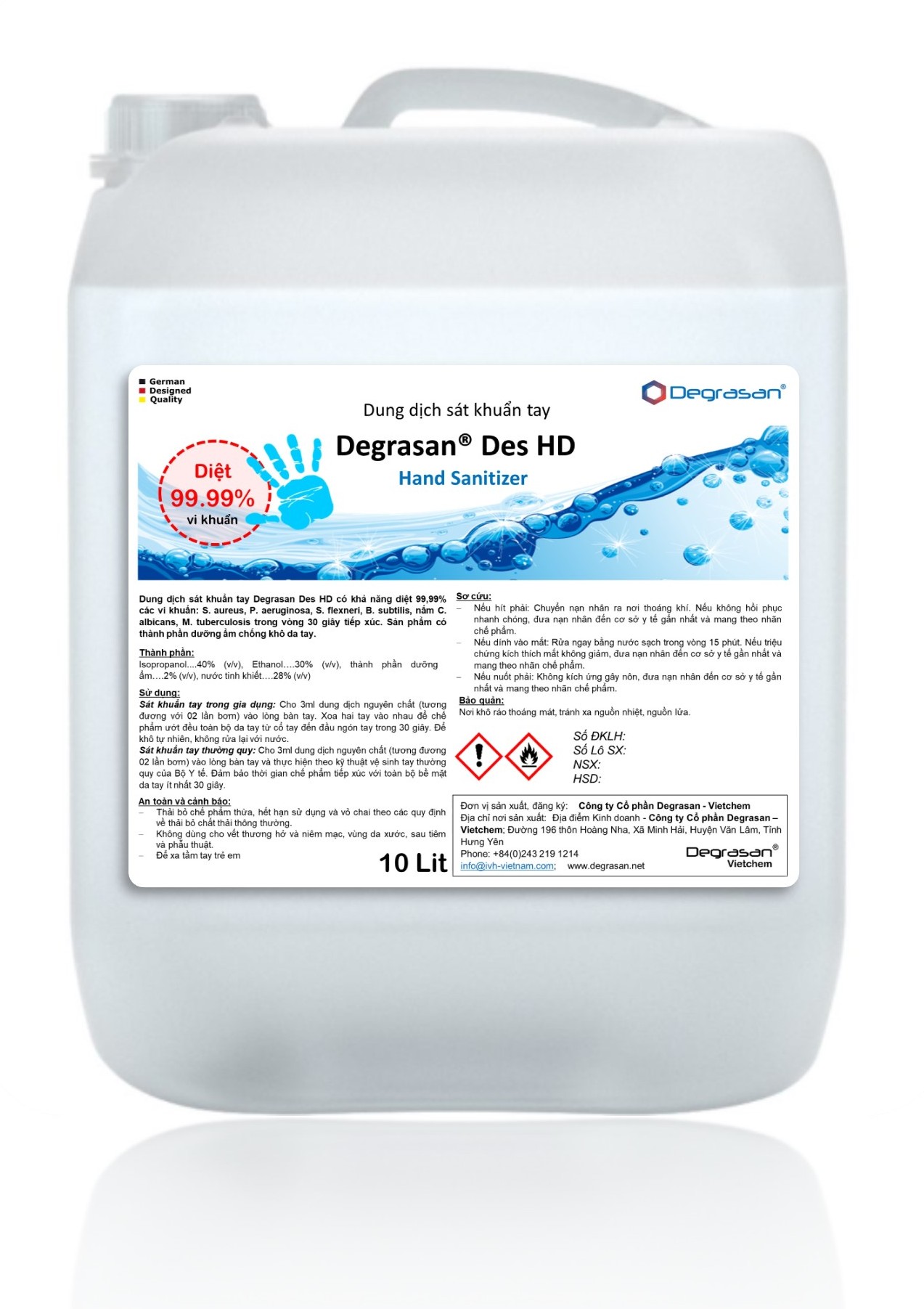 Degrasan Des HD - 10 Lit