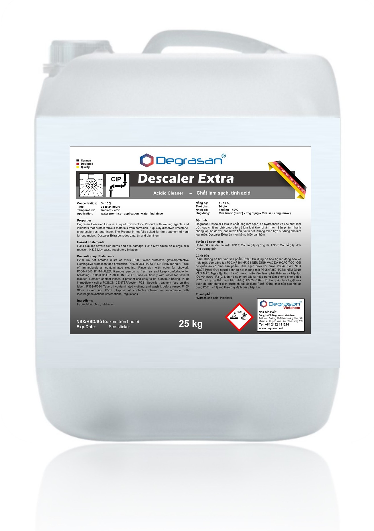 Degrasan Descaler Extra - 25kg_2