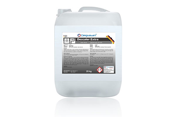 Degrasan_Descaler_Extra_Sản phẩm có thể loại bỏ đá vôi, cặn nước tiểu, vết rỉ sét.
