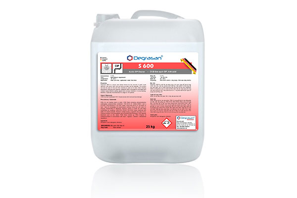 Degrasan_S600_đặc biệt khuyến nghị sử dụng cho hệ thống CIP.